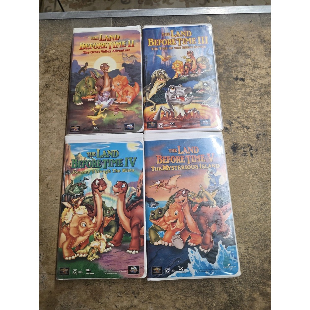 The Land Before Time VHS Lot
